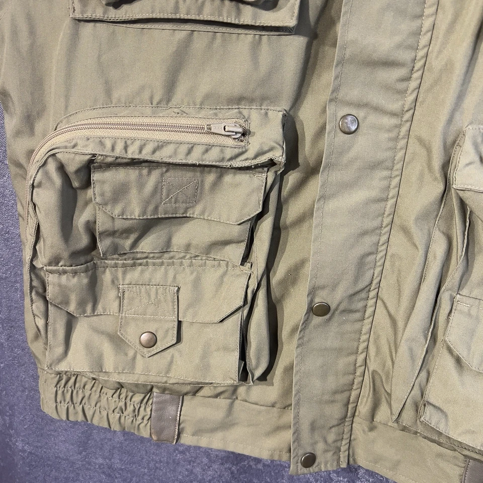 Cabelas 90s Vintage Multi Pocket Field Vest Hunting Fishing Size Large - Image 4 of 4