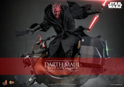 1/6 Star Wars Darth Maul with Sith Speeder 2.0 Figure Hot Toys 9133632 MMS749