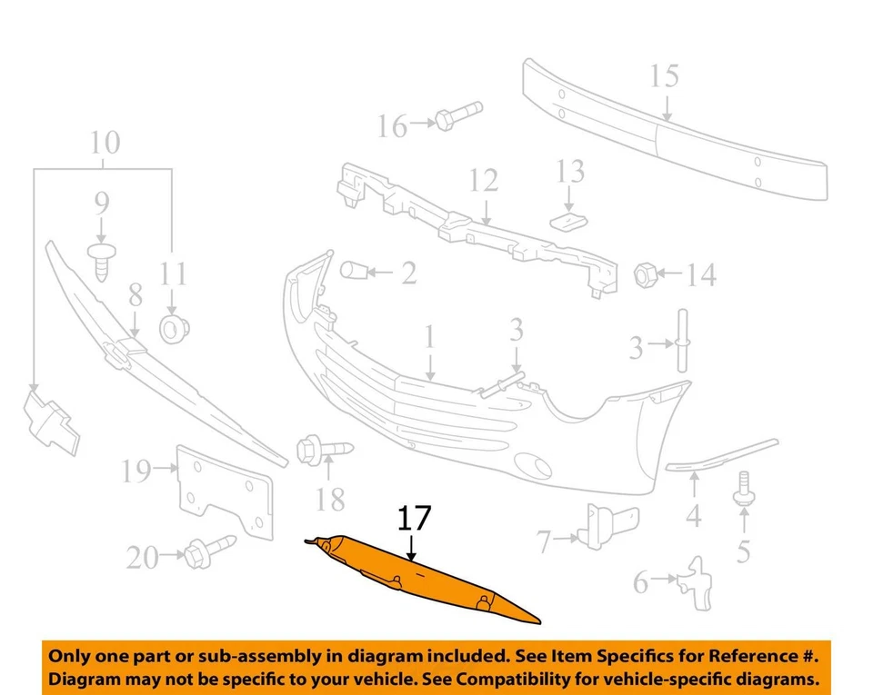 APTO PARA CHEVROLET SSR 2003-2006 DEFLECTOR RUEDA AIRE LWR 15109444 - NUEVO FABRICANTE DE EQUIPOS ORIGINALES 15109444 Foto 2 de 3