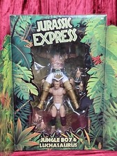 AEW Jurassic Express Ringside Exclusive 2-Pack Luchasaurus & Jungle Boy New nib