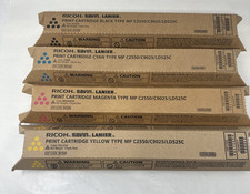 RICOH Savin Lanier Toner OEM Cartridges MP C2550 841280 841281 841282 841283