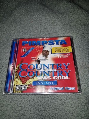 CD: PIMPSTA - Country B4 Country Was Cool (2002)Rare Texas Rap G-Funk Dj Screw 