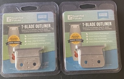 2 Essential Values For Andis T Outliner Carbon Steel Replacement Blade 04521 NEW