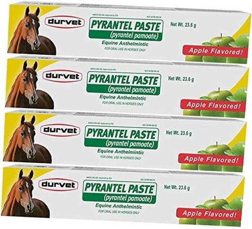 Durvet Pyrantel Paste Wormer, 23.6gm (4 Pack)