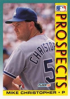 1992 Fleer #654 Mike Christopher