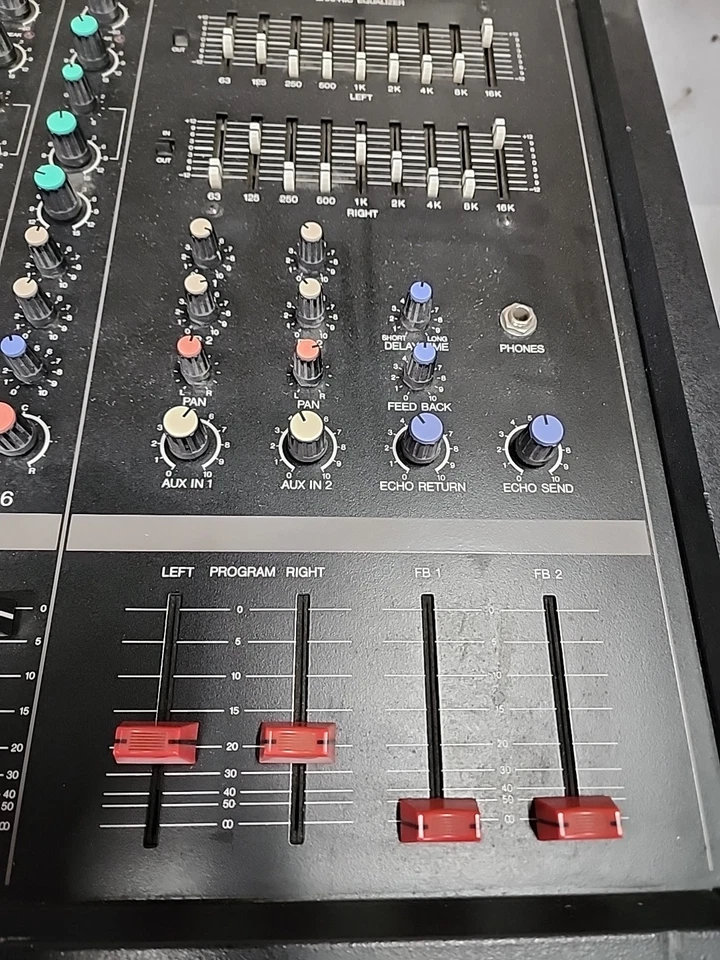 Yamaha EMX 150 Mezclador Integrado 500 Vatios De Colección Analógico Raro Probado  Foto 2 de 4