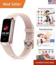 Fitness Tracker with 24/7 Heart Rate, Blood Oxygen Blood Pressure Sleep Monit...