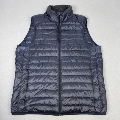 Uniqlo Weste Herren Small Navy Ultraleichte Daunenweste Full Zip Puffer Bodywarmer