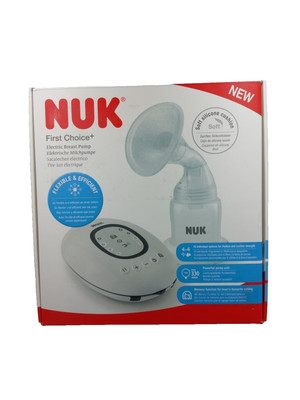 NUK First Choice elektrische Milchpumpe LED-Display und Memory Funktion