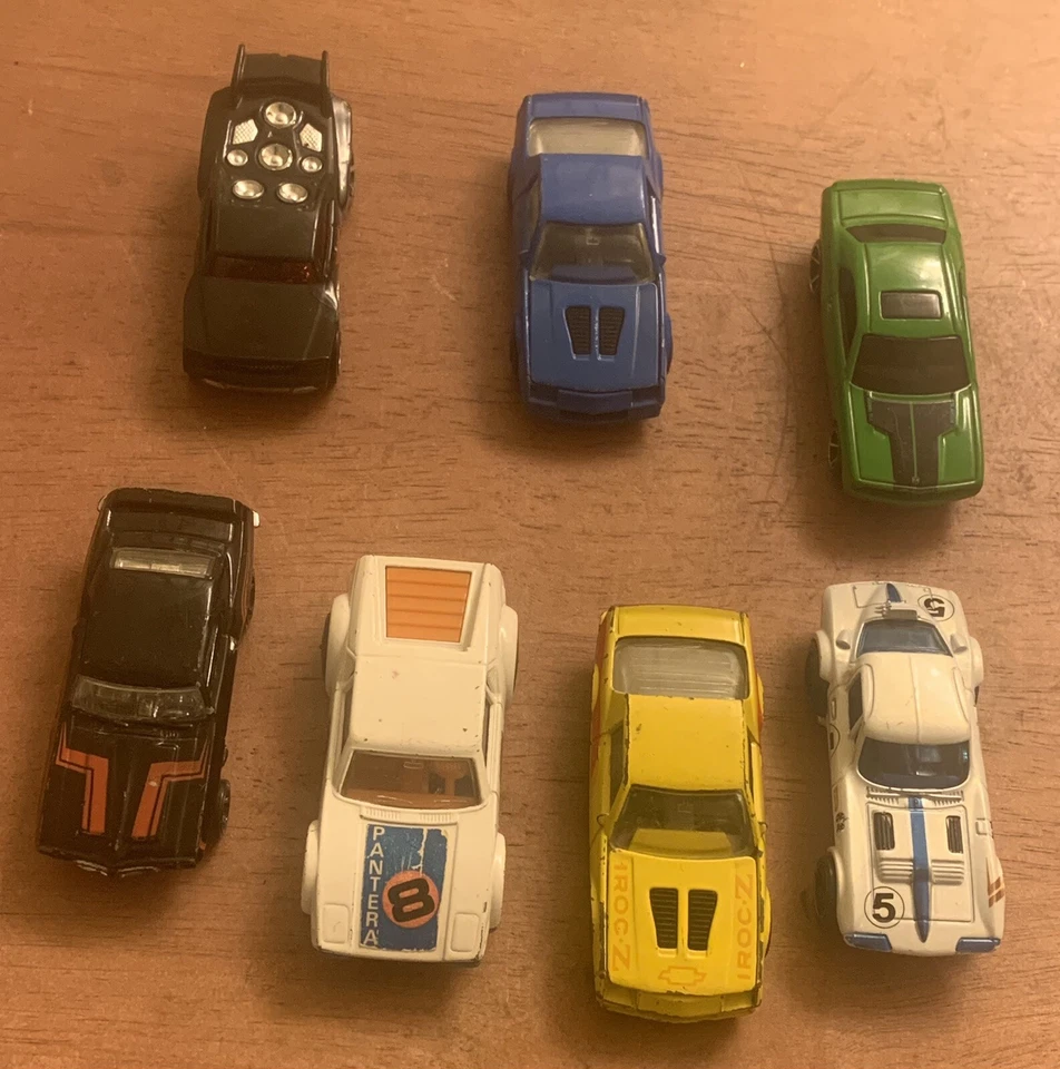 Lote de 7 Coches Matchbox Vintage Incluyendo 1985 Camaro Iroc-Z28 Amarillo #51 Foto 3 de 4