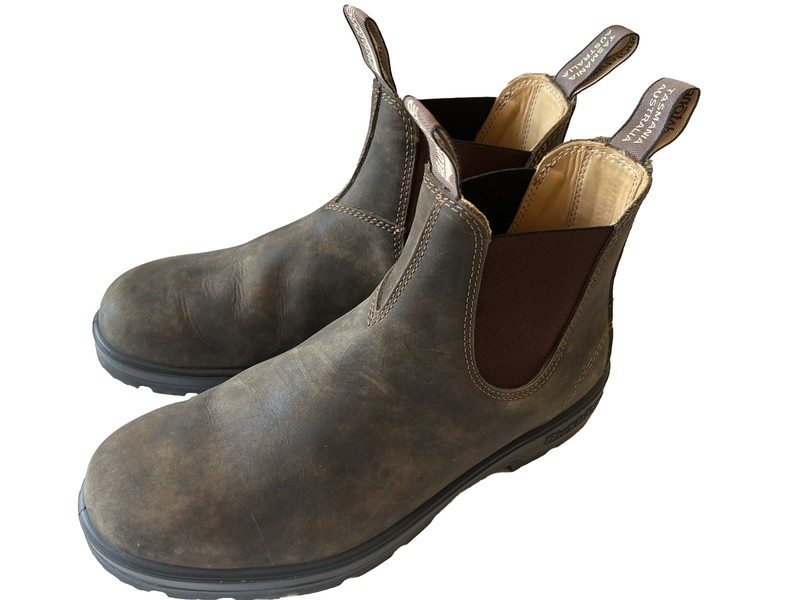 Blundstone Style 585 Rustic Brown Leather Boots For Men 10.5 US Blundstone Style 585 Rustic Brown Leather Boots For Men 10.5 US