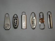 Lot of 6 Luggage Replacement Zipper Pulls