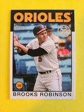 2021 Topps '86 Topps Brooks Robinson #86B-56 Baltimore Orioles Hall of Famer!!!