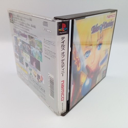Tales of Destiny PS1 PlayStation 1 RPG Japanese No Manual - Picture 3 of 6