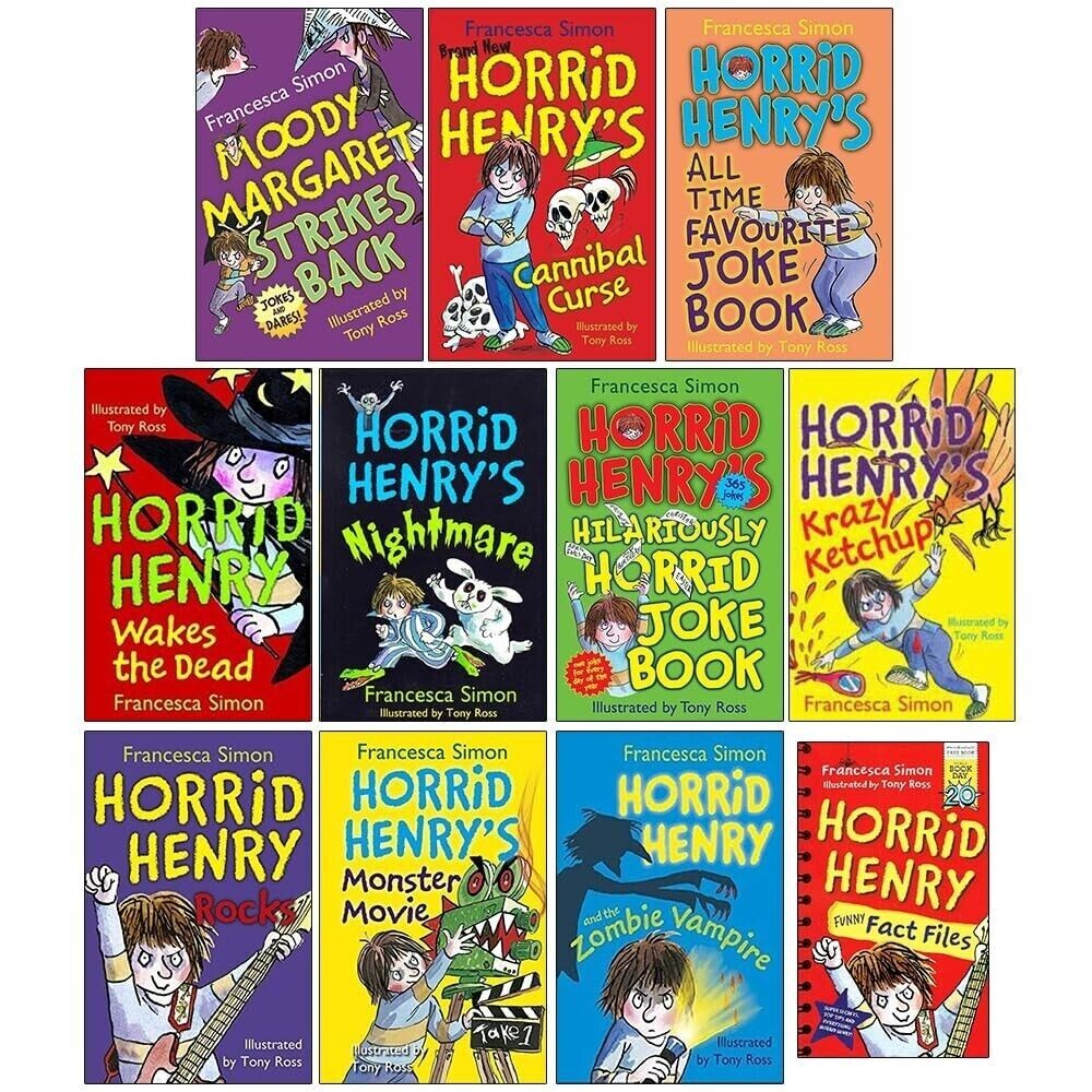 Horrid Henry Francesca Simon 11 Books Collection Set All Time Favourite Joke Boo - Image 3