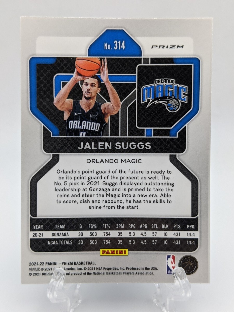 💥 2021-22 Prizm Basketball Jalen Suggs Red White Blue Prizm RC
