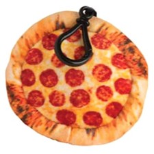 Plush Pizza Backpack Clip 3.5-inch diameter NEW