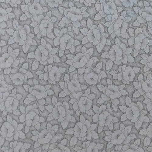 Quilting Patchwork Cotton Sewing Fabric Grey Floral Rose Tribute 1 Meter - 第 1/4 張圖片