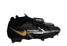 Nike Phantom GT2 Academy DF MG DC0797-007 Size 12 Black Gold Soccer Cleats