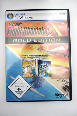Microsoft Flight Simulator X Gold Edition - PC / Guter Zustand