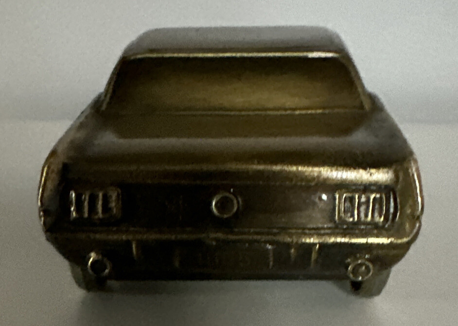 Vintage 1974 Banthrico- 1965 Ford Mustang -Metal Classic Car Auto