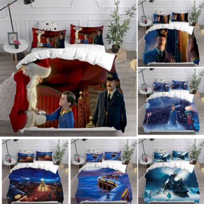 The Polar Express Christmas 3D Duvet Cover Bedding Set