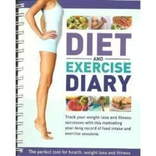 Diet and Exercise Diary - Spiral-bound By Hinkler Books - GOOD