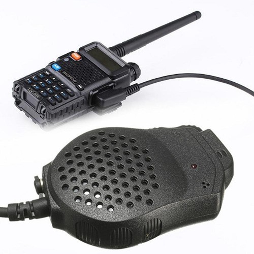 Remote Microphone Double PTT Key 2 Pin K Plug for Kenwood Baofeng Ham Radio Mic - Zdjęcie 8 z 9