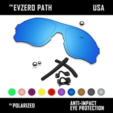 Anti Scratch Polarized Replacement Lens Rubber Kit for-Oakley EVZero Path OO9313