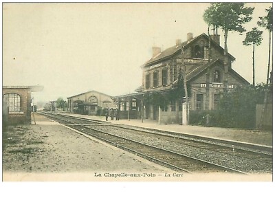 60 . Nr. 40984 . la chapelle aux pots. der Bahnhof