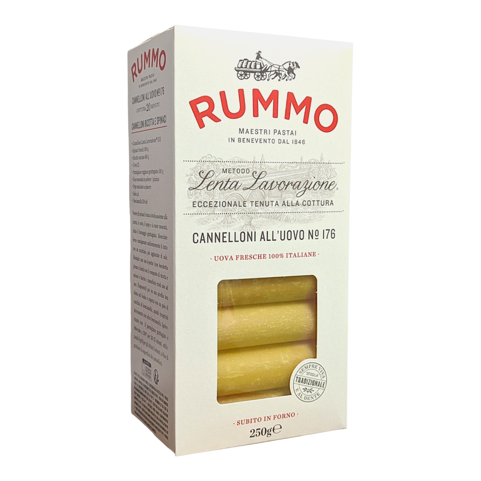 Rummo Cannelloni Egg Hollow Pasta No.176 - 250g