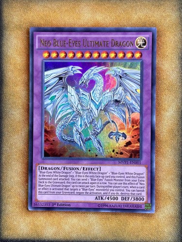 Yugioh Neo Blue-Eyes Ultimate Dragon MVP1-DE001 Ultra Rare 1st Ed NM