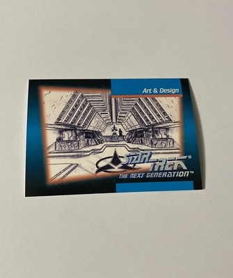 1992 Impel Star Trek Next Generation #85 Art And Design
