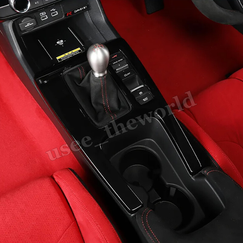 TYPE R FL5 マニュアルトランスミッションセンターコントロールパネルパネルギアシフトステッカー改造 I5Q1 と互換性あり( Amazon.co.jp: FOR 新型 シビックタイプr fl5 マニュアルトランスミッションセンターコントロールパネルギアパネル装飾ステッカー改造 シビックタイプr fl5アクセサリー (黒) : 車＆バイク