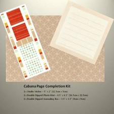 Creative Memories - DOUBLE DIPPED - Page Completion Kit - CABANA