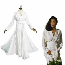 Wonder Woman 1984 Diana Princess Cosplay Costume White Dress Outfit Halloween