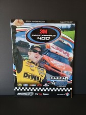 2007 Nascar 3M Performance 400 & Carfax 250 Program and 2 Ticket Stubs