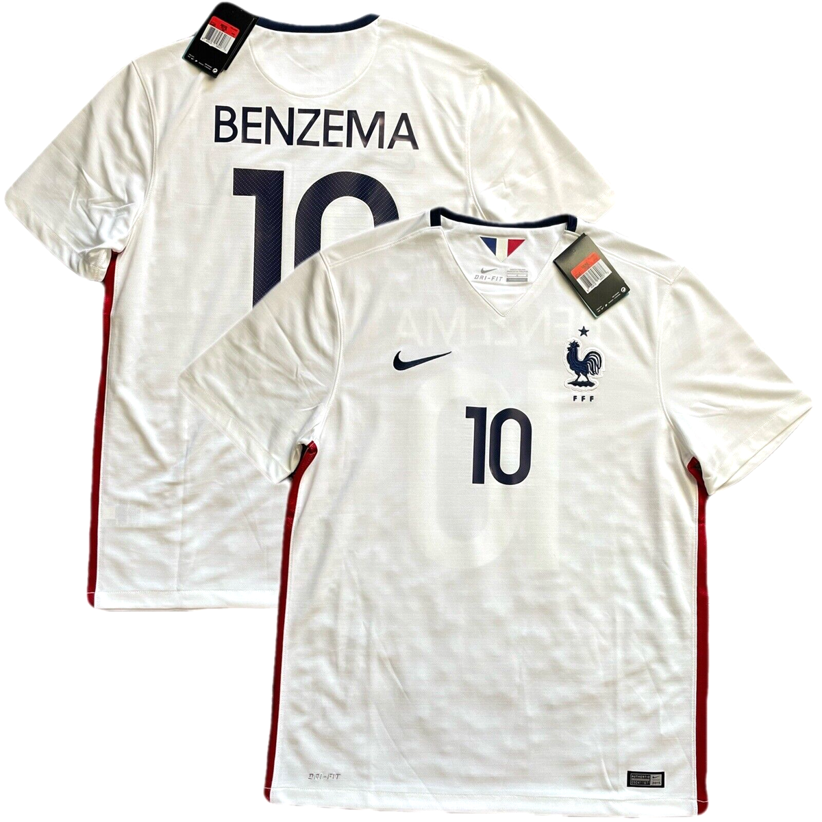 NIKE フランス代表 ベンゼマ ユニフォーム 10番 L NIKE フランス代表 2012 ユニフォーム ホーム 半袖 レプリカ #10