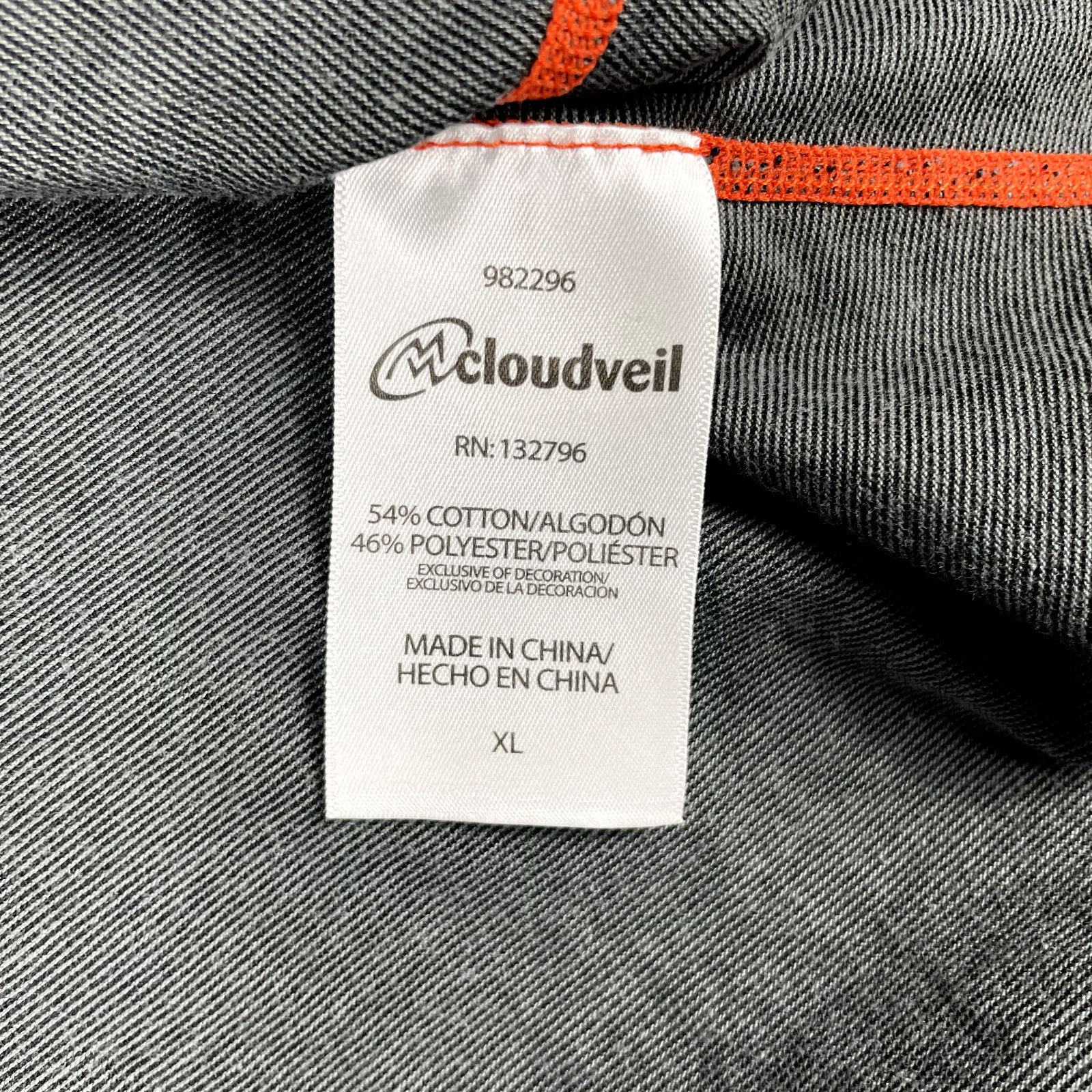 Cloudveil Pullover Mens Extra Large Gray Long Sle… - image 13
