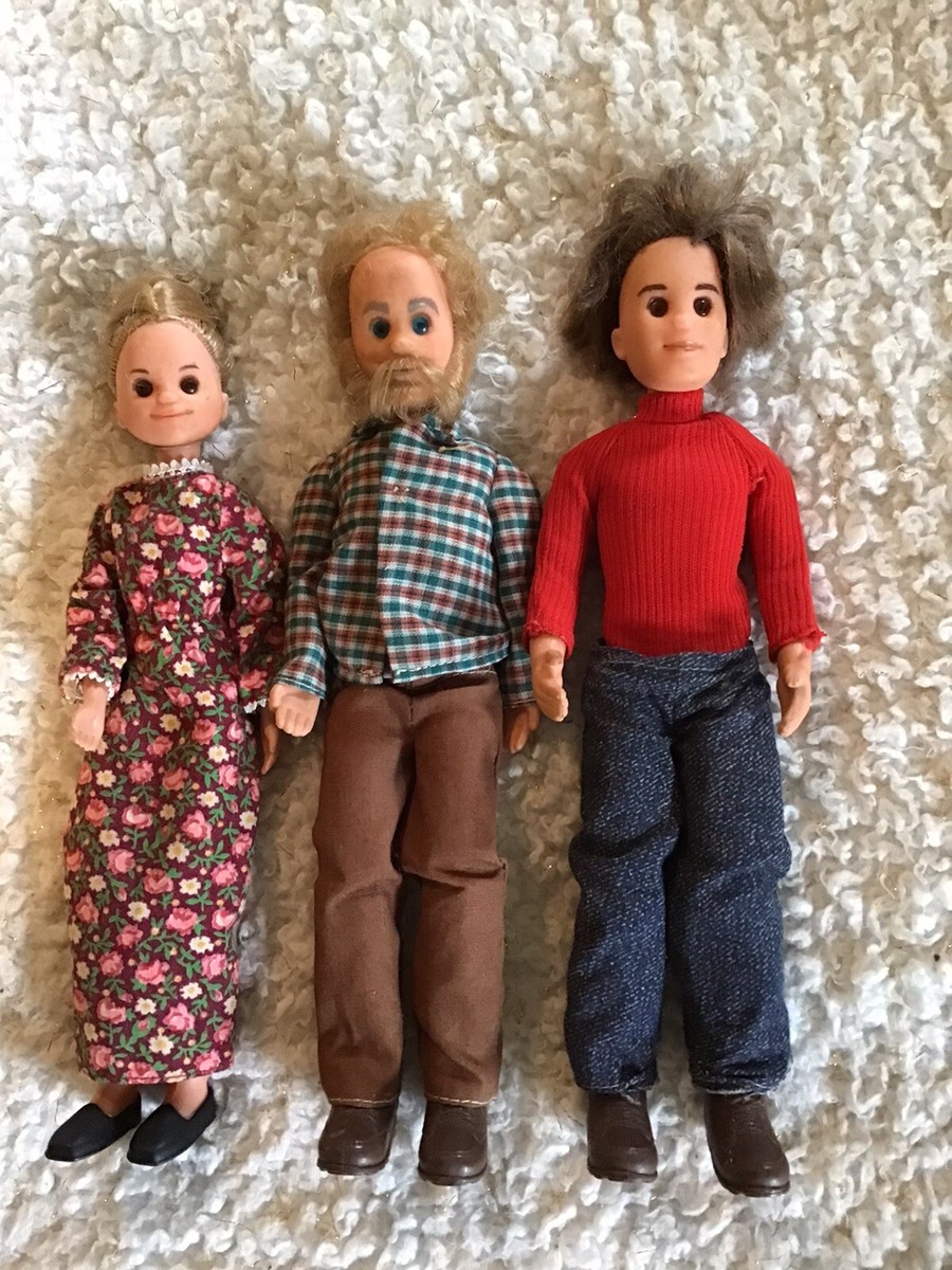 Vintage 1970's Mattel, The Sunshine Family Dolls, Lot of