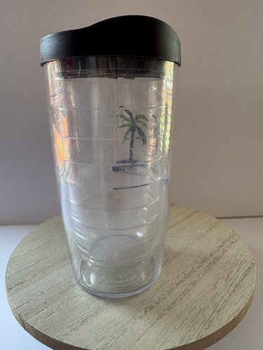 Tervis Tumbler Cup With Lid Beach Palm Trees Hammock 16 oz - Picture 5 of 5