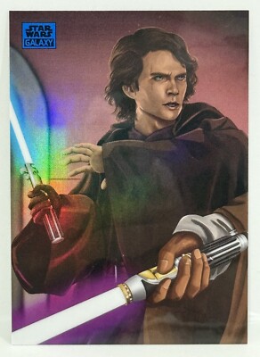 2024 Topps Chrome Galaxy #PD-6 Anakin Skywalker Stops Mace Windu