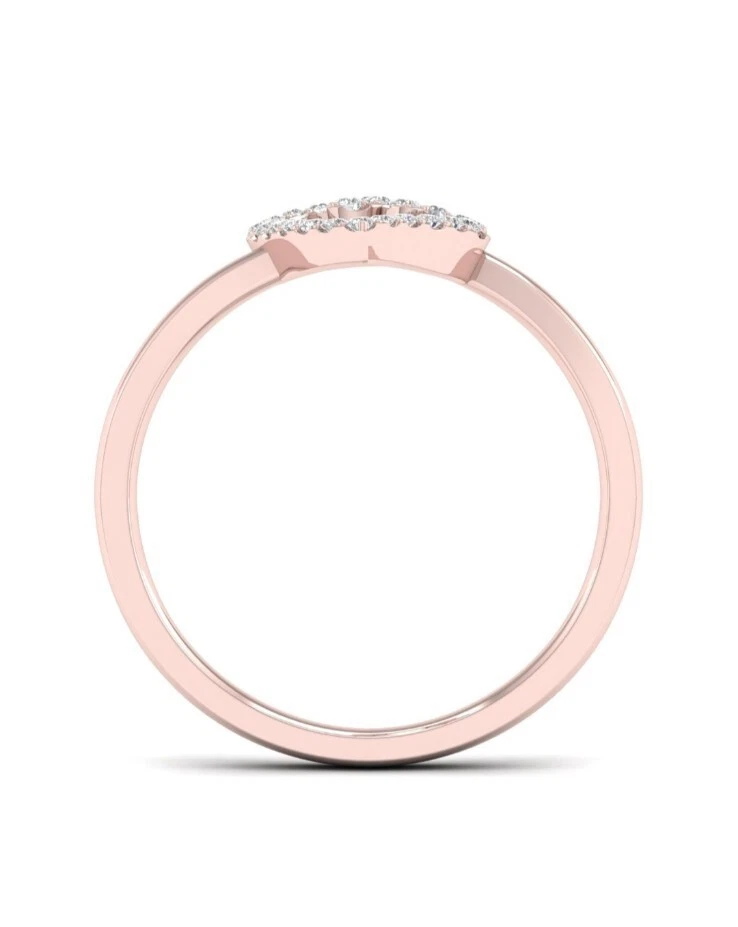 10 Rose Gold Ring Heart Any Size - Image 2 of 3