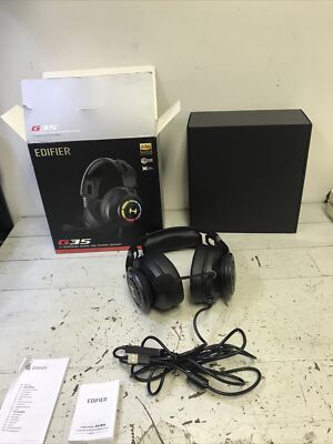 Edifier G35 Hecate PC Gaming Headset Hi-Res Sound USB Over-Ear Headphone RGB