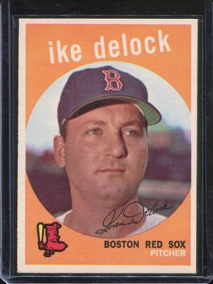1959  Topps   Baseball     # 437   Ike DeLock   (EX-MT)   Excellent to Mint