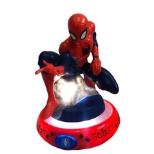 Marvel Spiderman Battery Operated Nightlight Works 2021 Lights Up 9" tall CLEAN
