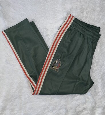 New adidas Originals Mexico Beckenbauer Pants Green Red White Mens