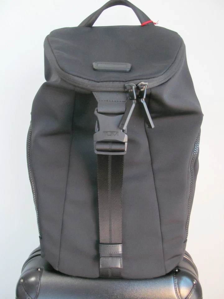TUMI Black Short Trip Vassar Trolley 17.5" Laptop Backpack-Large Packable -NWT - Image 2 of 4