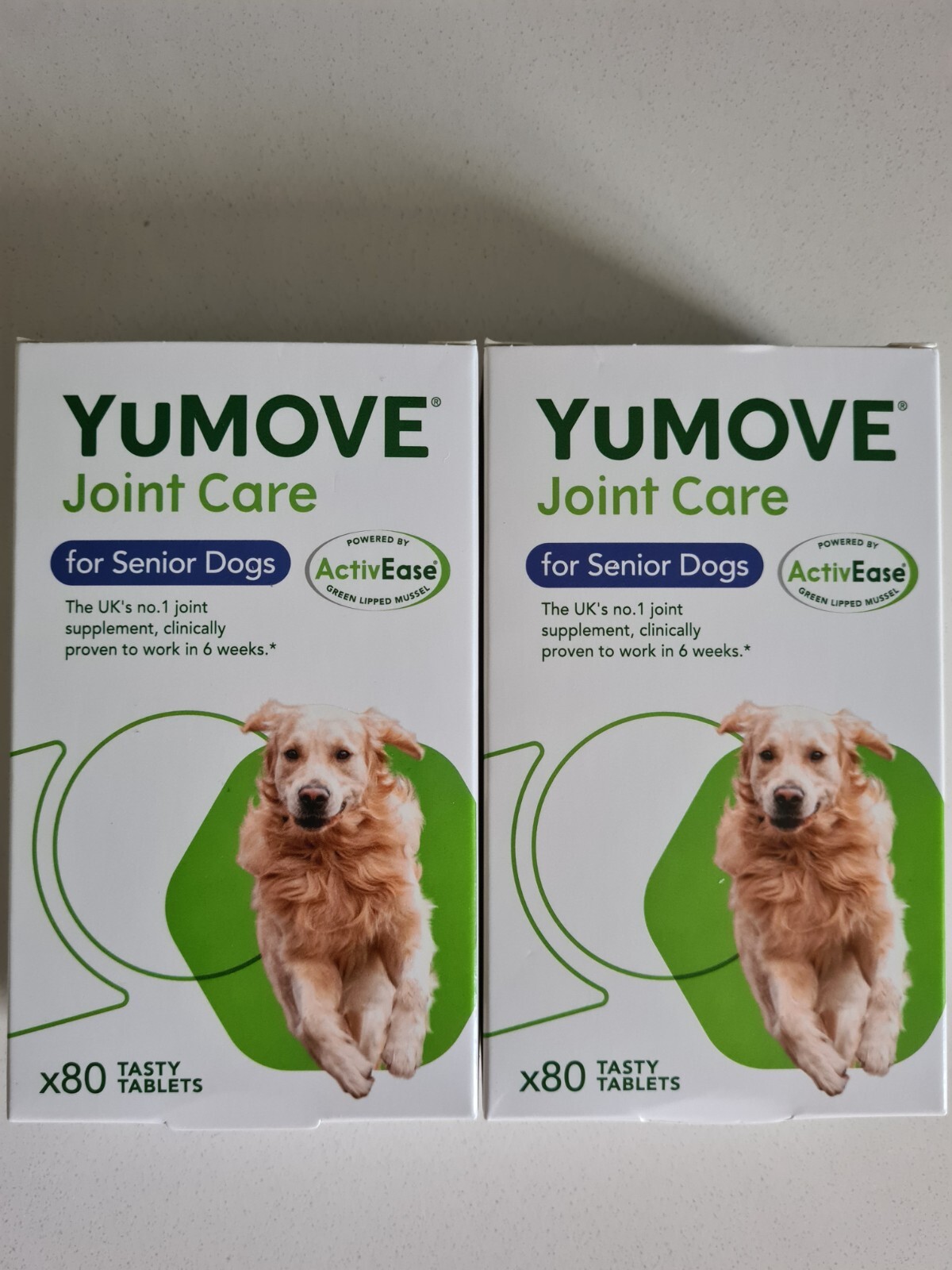 2 PACK Yumove Senior Dog Joint Supplement Older Stiff Dogs x160 Tablets