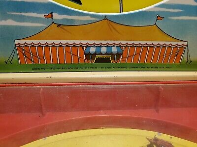 Vintage 1950's State Fair Strength Tester Pinball Machine Superior Toy Co.